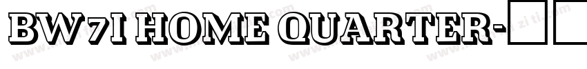 BW7i Home Quarter字体转换